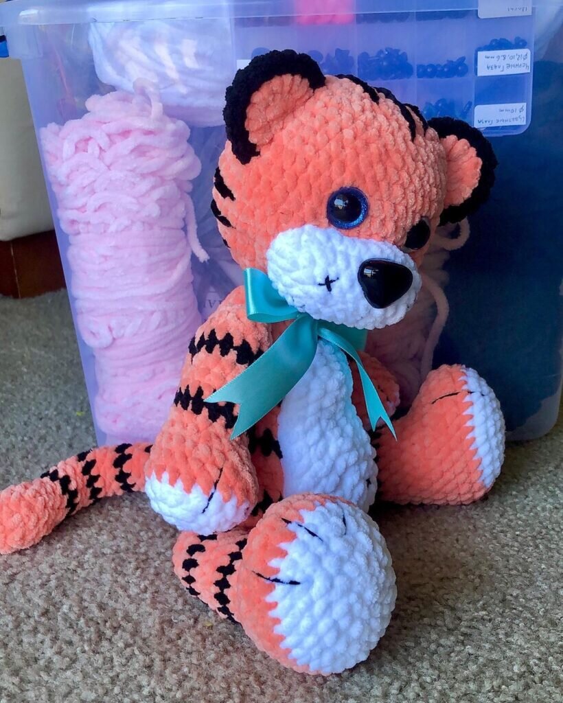 Amigurumi Plush Tiger Free Pattern 5