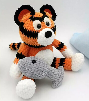 Amigurumi Plush Tiger Free Pattern