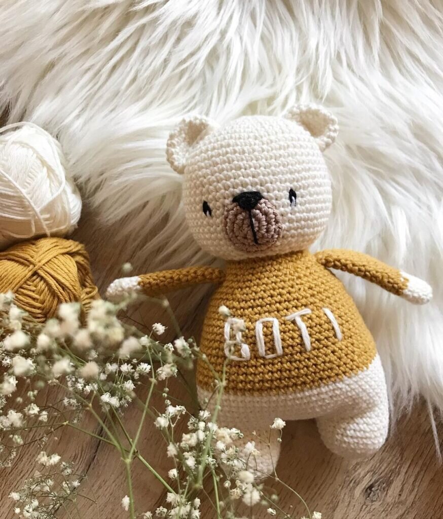 Amigurumi Polar Bear Crochet Pattern 1