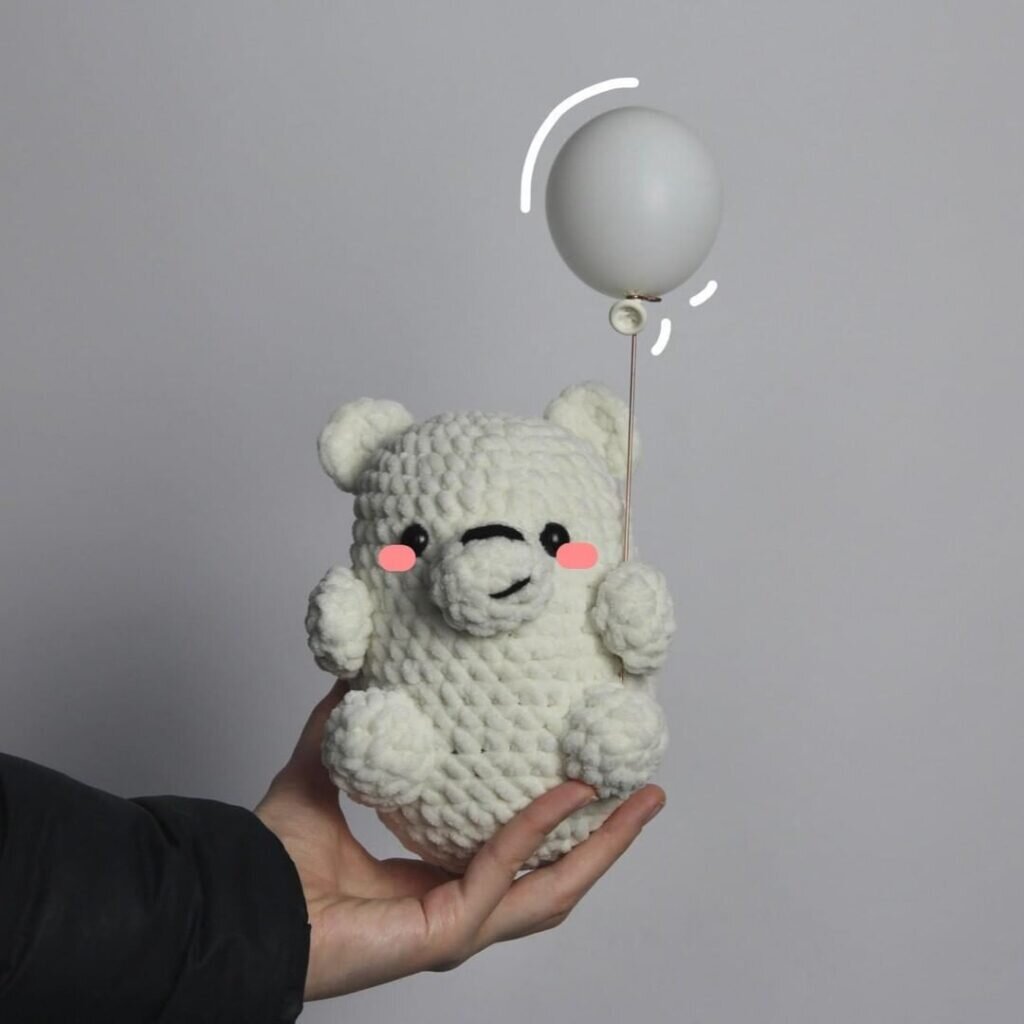 Amigurumi Polar Bear Crochet Pattern 2