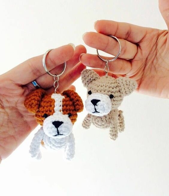 Amigurumi Puppy Keychain Free Pattern 10