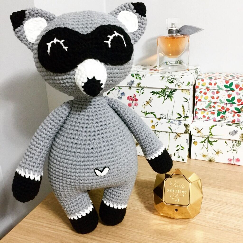 Amigurumi Raccoon Free Pattern 3