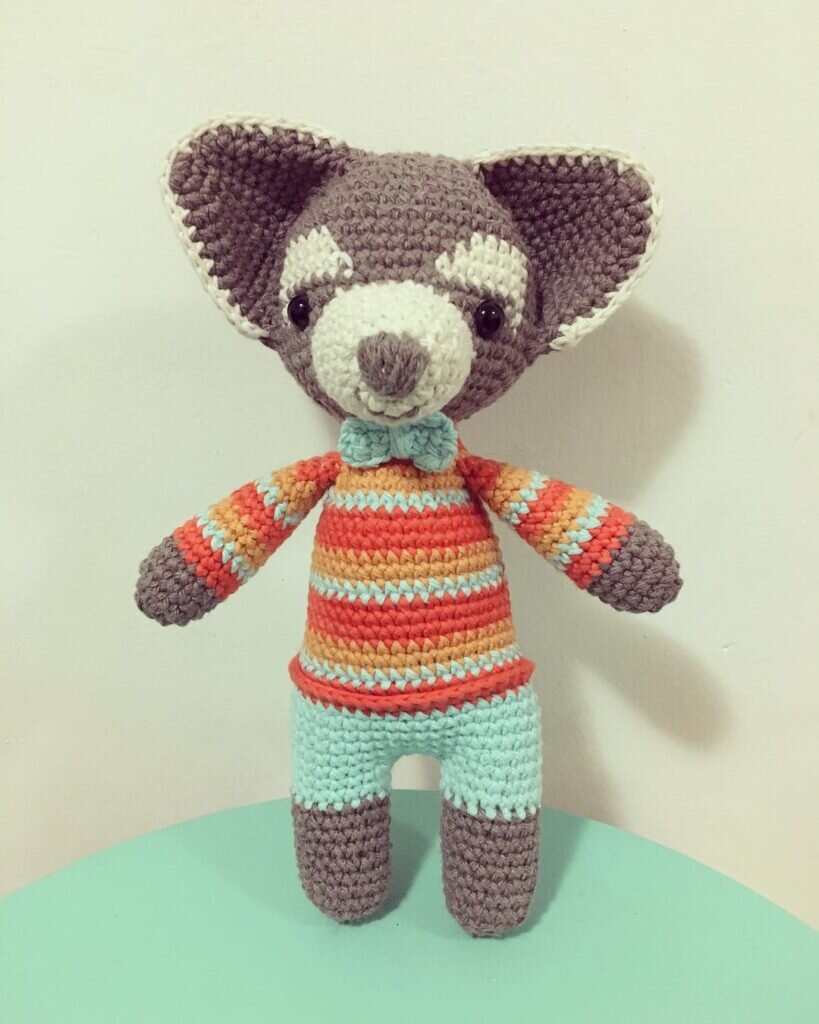 Amigurumi Raccoon Free Pattern 4