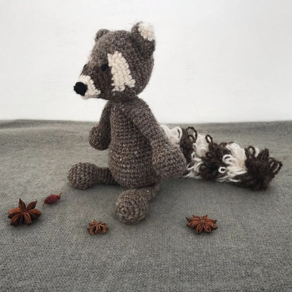 Amigurumi Raccoon Free Pattern 6