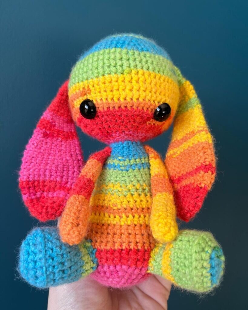 Amigurumi Rainbow Bunny Free Pattern 1