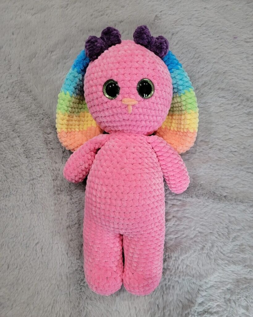 Amigurumi Rainbow Bunny Free Pattern 6