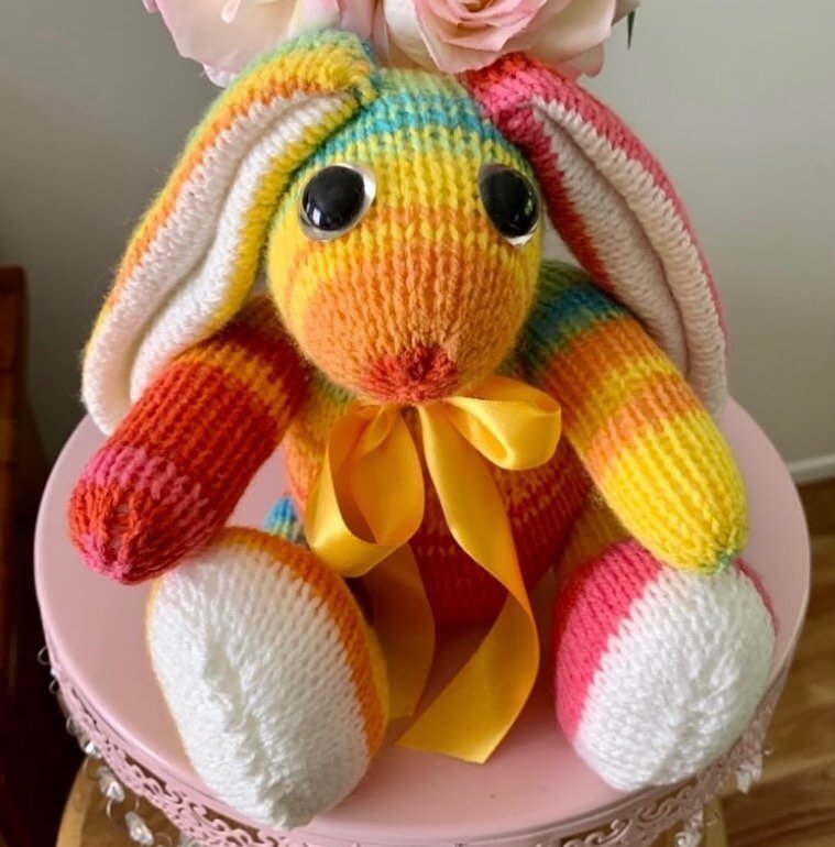 Amigurumi Rainbow Bunny Free Pattern 7