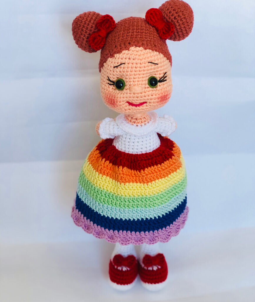 Amigurumi Rainbow Doll Free Pattern 2