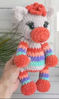 Amigurumi Rainbow Zebra Free Pattern