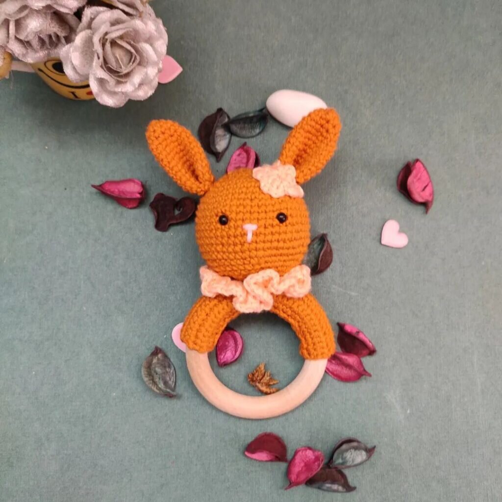 Amigurumi Rattle Bunny Crochet Pattern 1