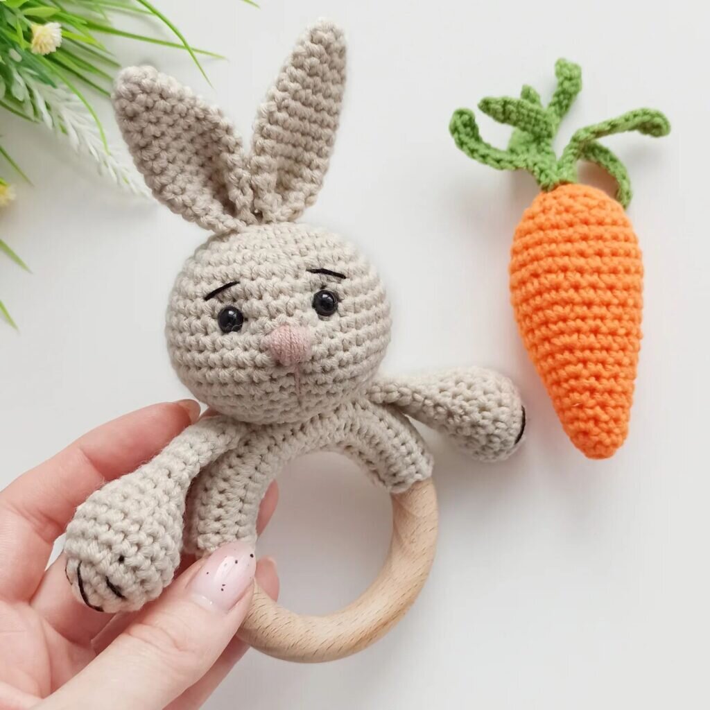 Amigurumi Rattle Bunny Free Pattern 2