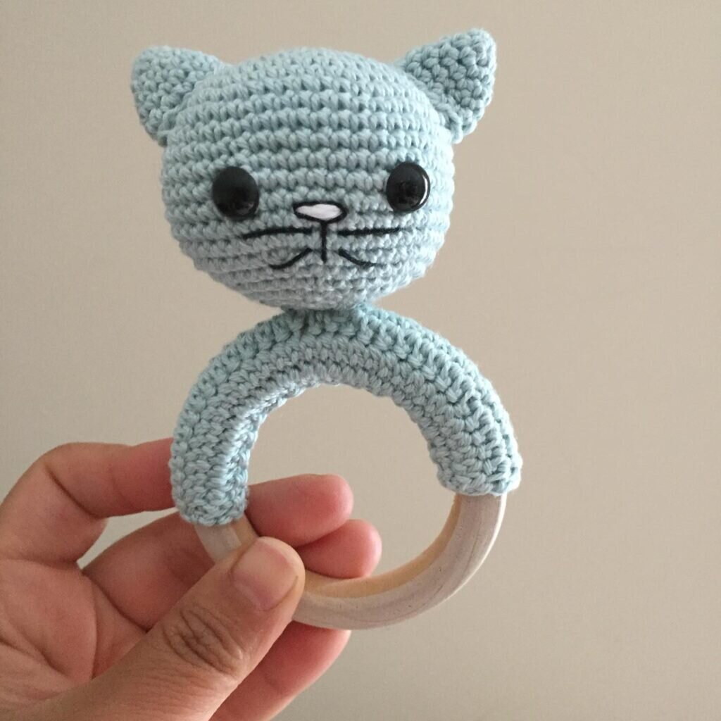 Amigurumi Rattle Cat Free Pattern 10