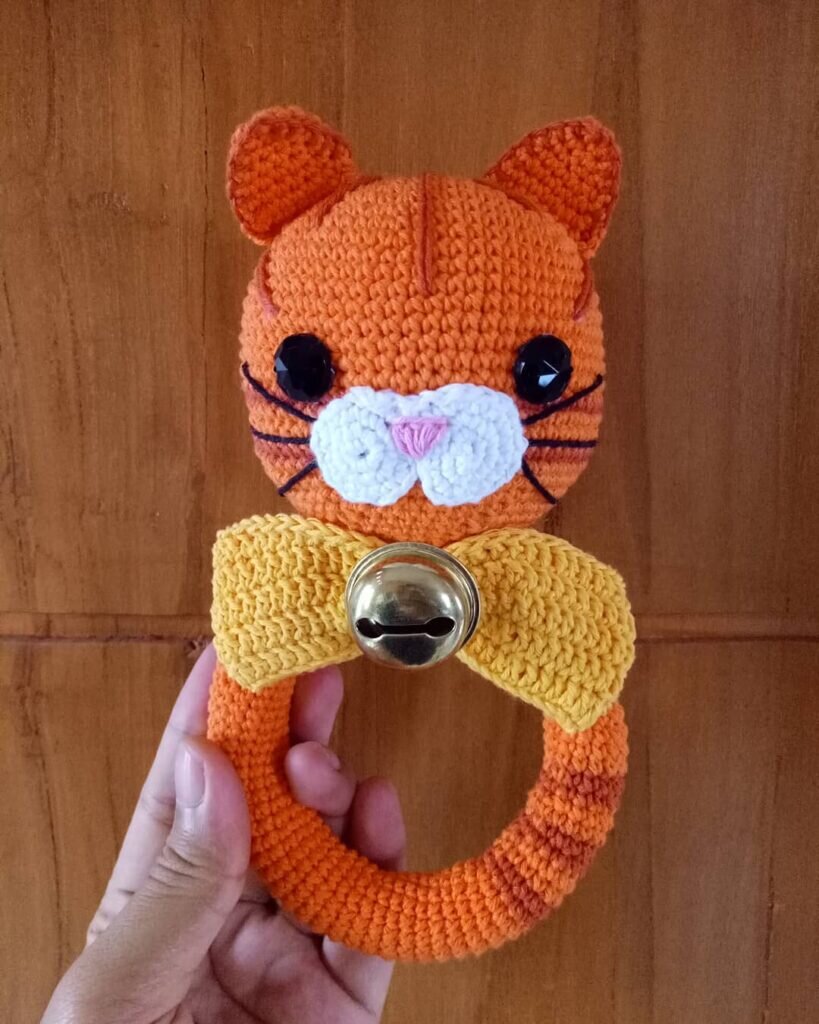 Amigurumi Rattle Cat Free Pattern 2