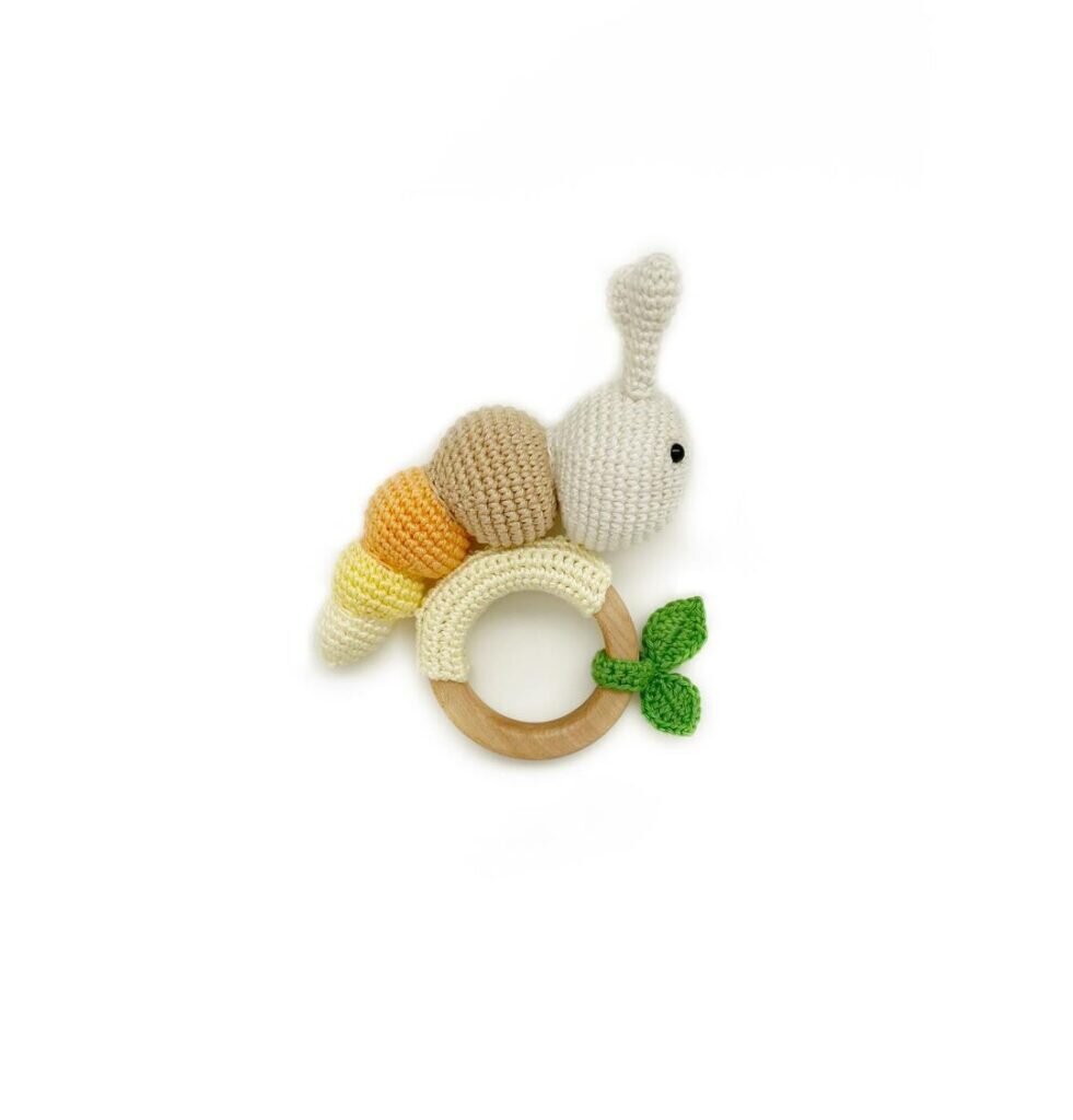 Amigurumi Rattle Caterpillar Free Pattern 5