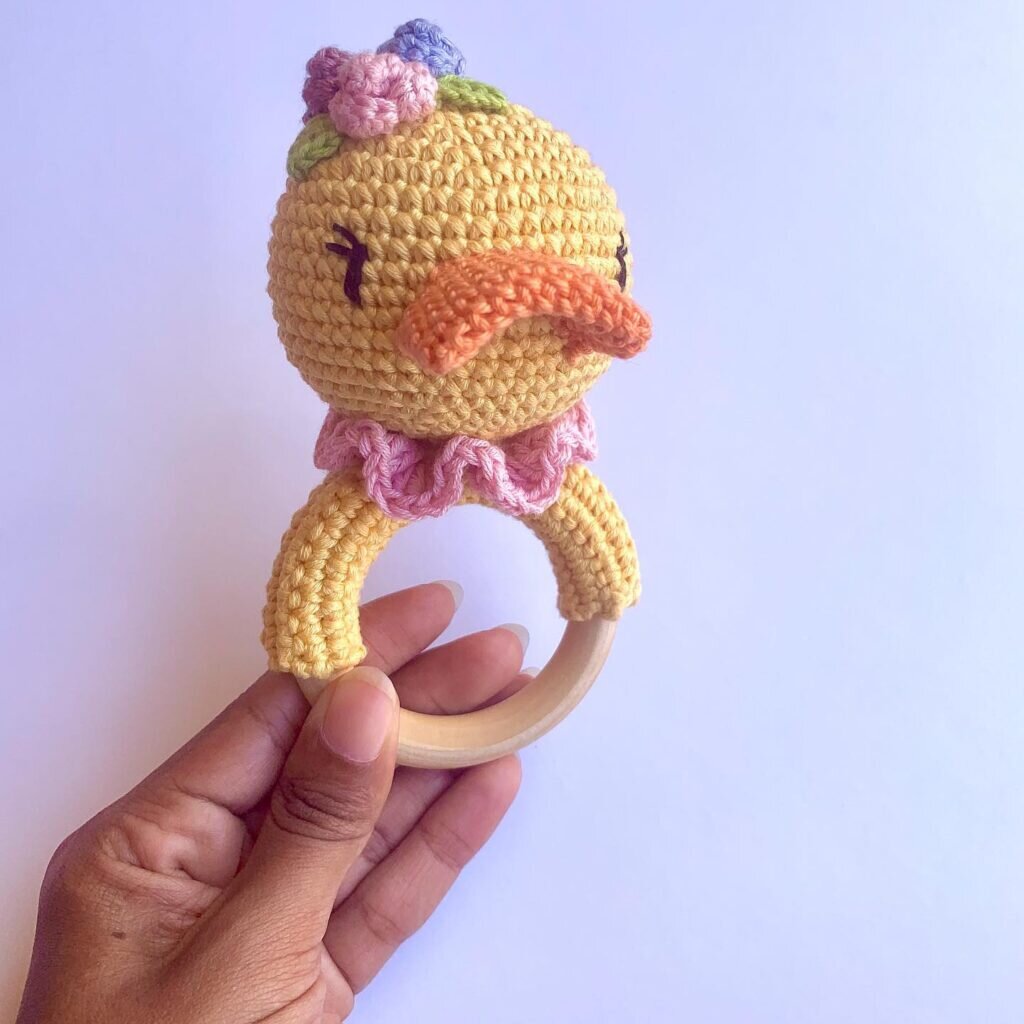 Amigurumi Rattle Duck Free Pattern 1