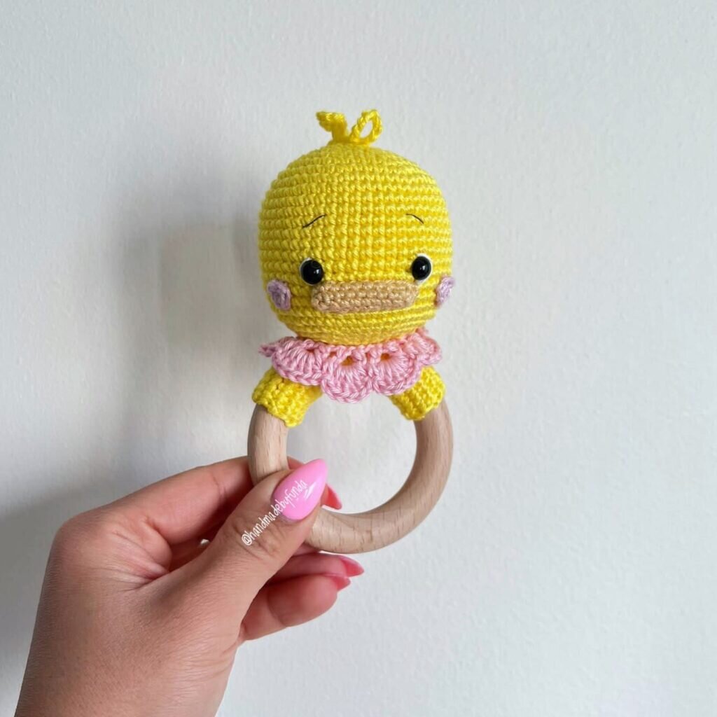 Amigurumi Rattle Duck Free Pattern 2