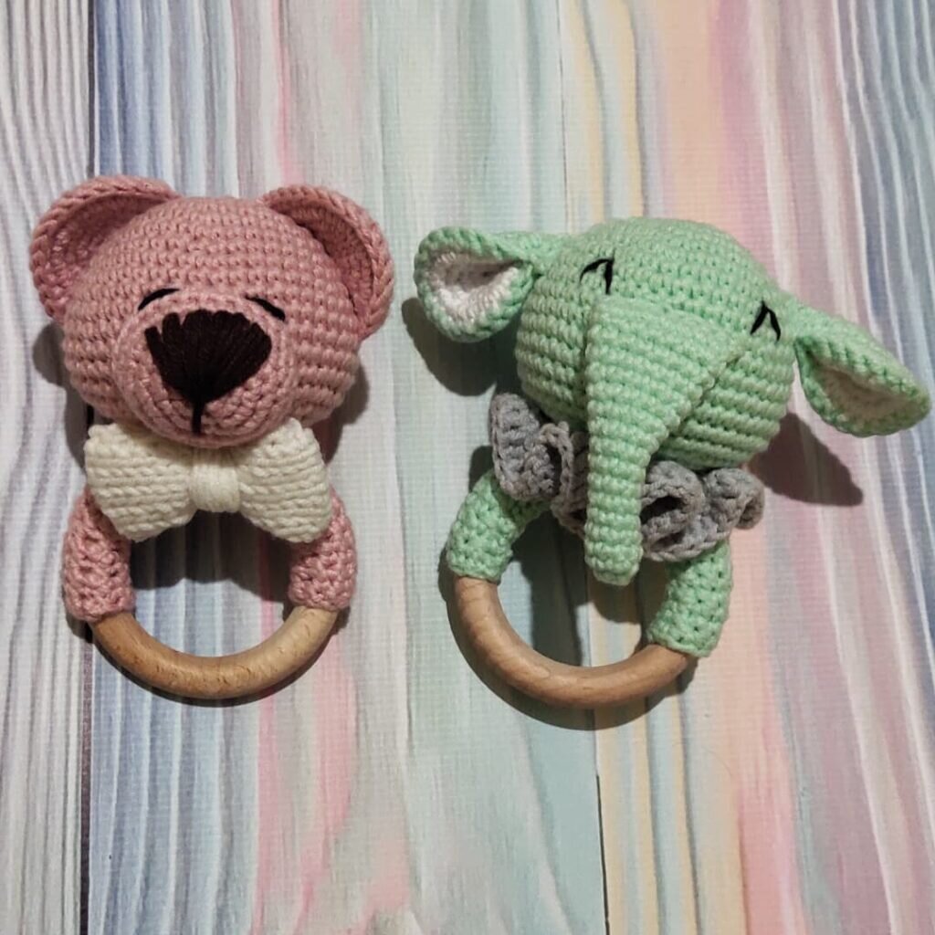 Amigurumi Rattle Elephant Free Pattern 5