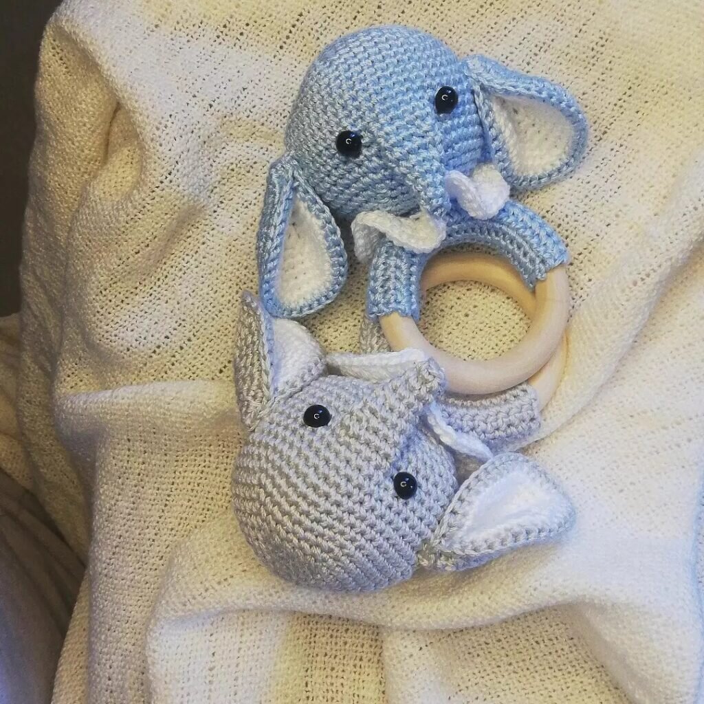 Amigurumi Rattle Elephant Free Pattern 7