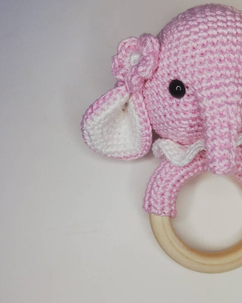 Amigurumi Rattle Elephant Free Pattern 9