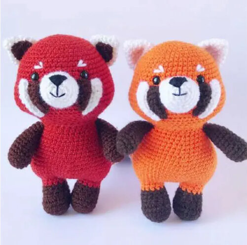 Amigurumi Red Panda Rudy Crochet Pattern 1