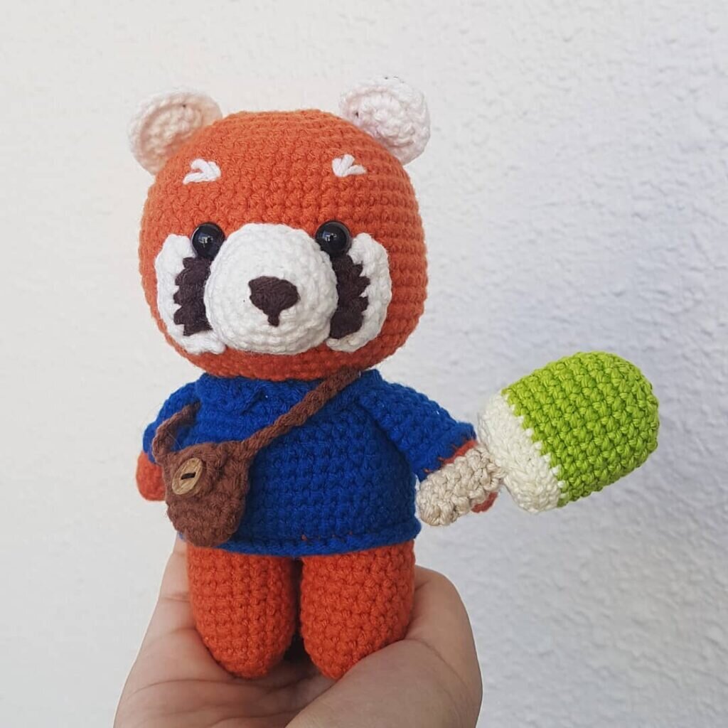 Amigurumi Red Panda Rudy Crochet Pattern 2