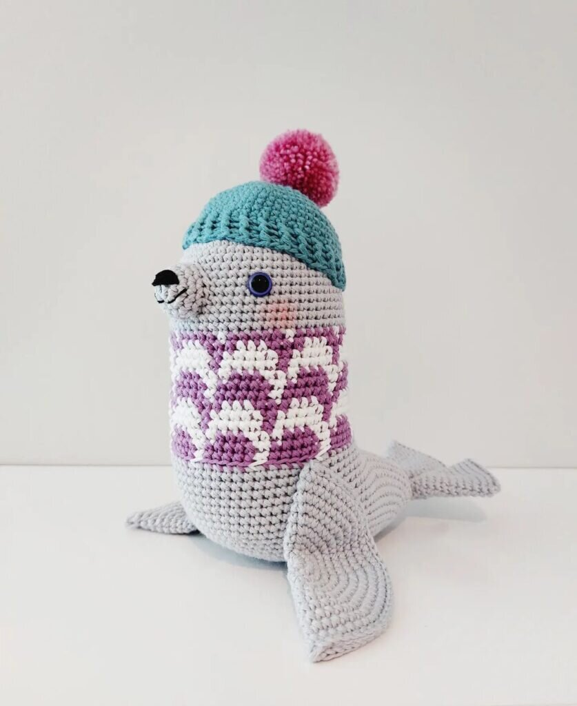 Amigurumi Seal Free Pattern 4