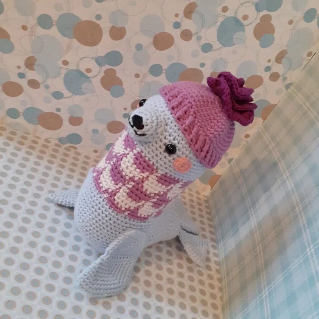 Amigurumi Seal Free Pattern 5