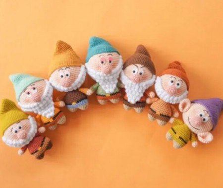 Amigurumi Seven Gnomes Free Pattern