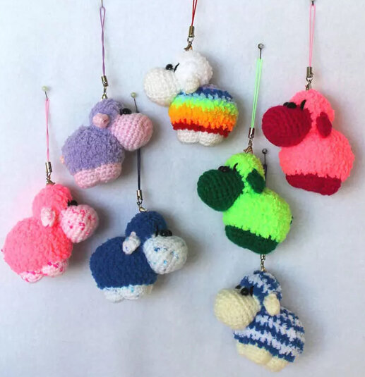 Amigurumi Sheep Keychain Free Pattern