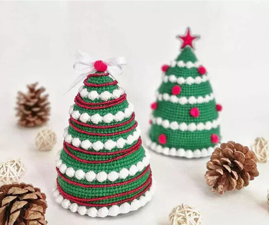 Amigurumi Snow Tree Free Pattern