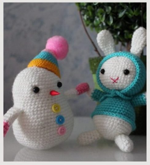 Amigurumi Snowman Crochet Pattern