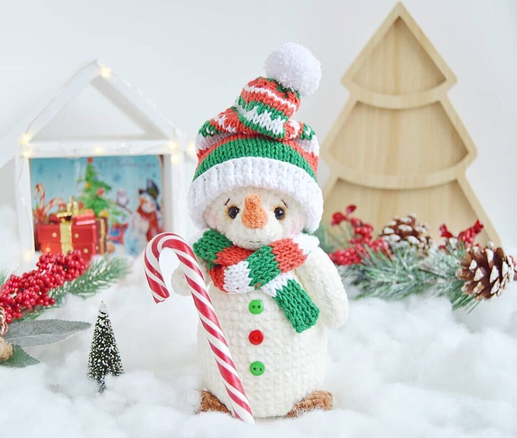 Amigurumi Snowman Free Pattern 5