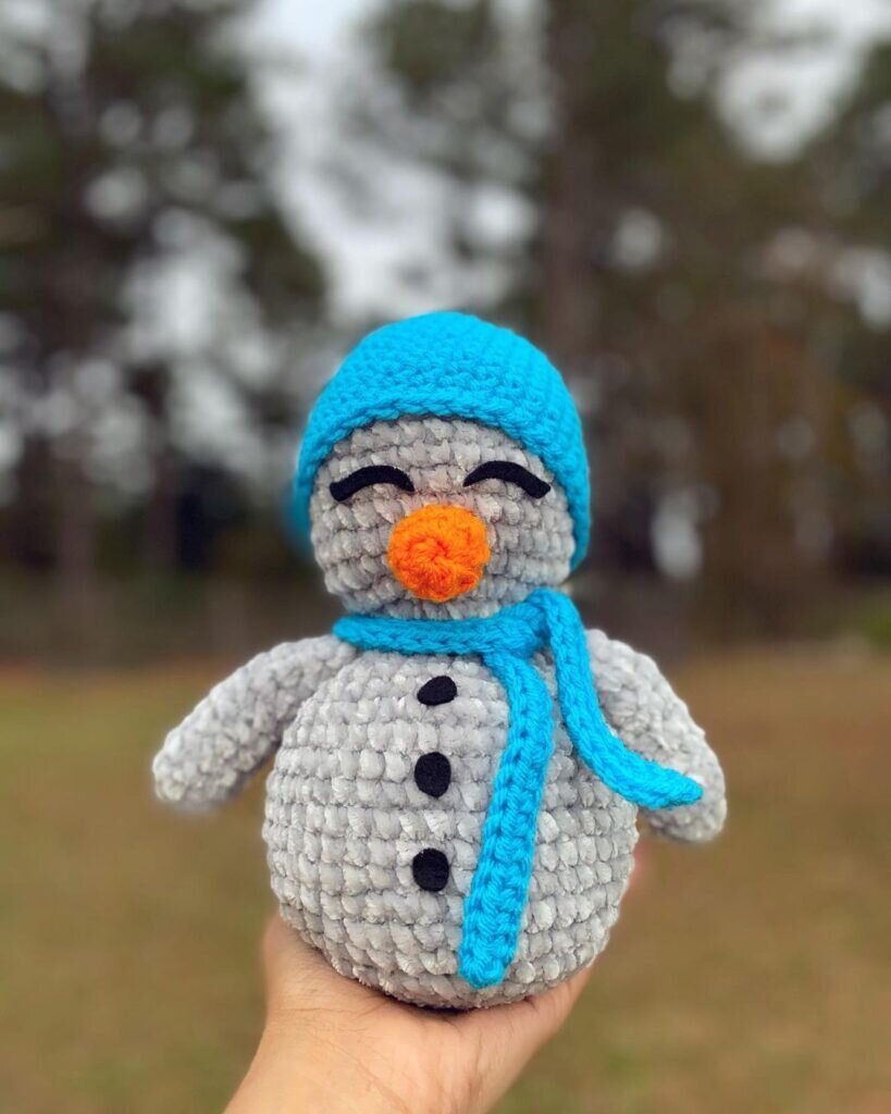 Amigurumi Snowman Free Pattern 5