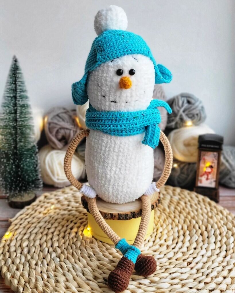 Amigurumi Snowman Free Pattern 2