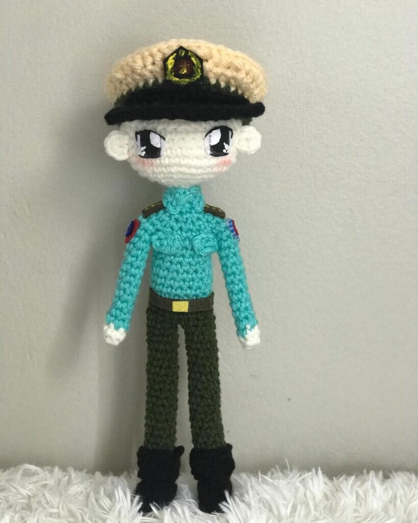 Amigurumi Soldier Free Pattern 1