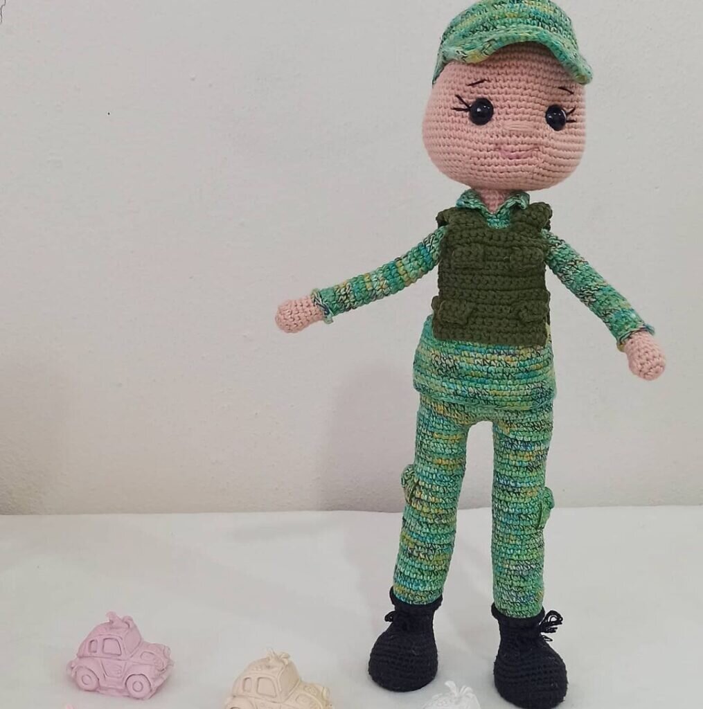 Amigurumi Soldier Free Pattern 1