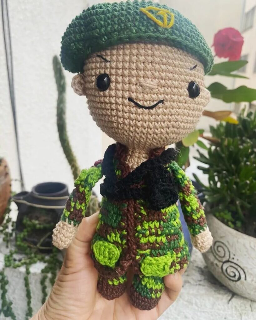 Amigurumi Soldier Free Pattern 6