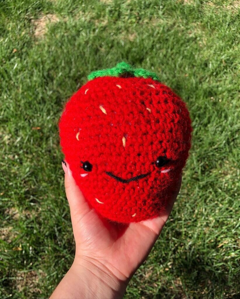 Amigurumi Strawberry Free Pattern 7