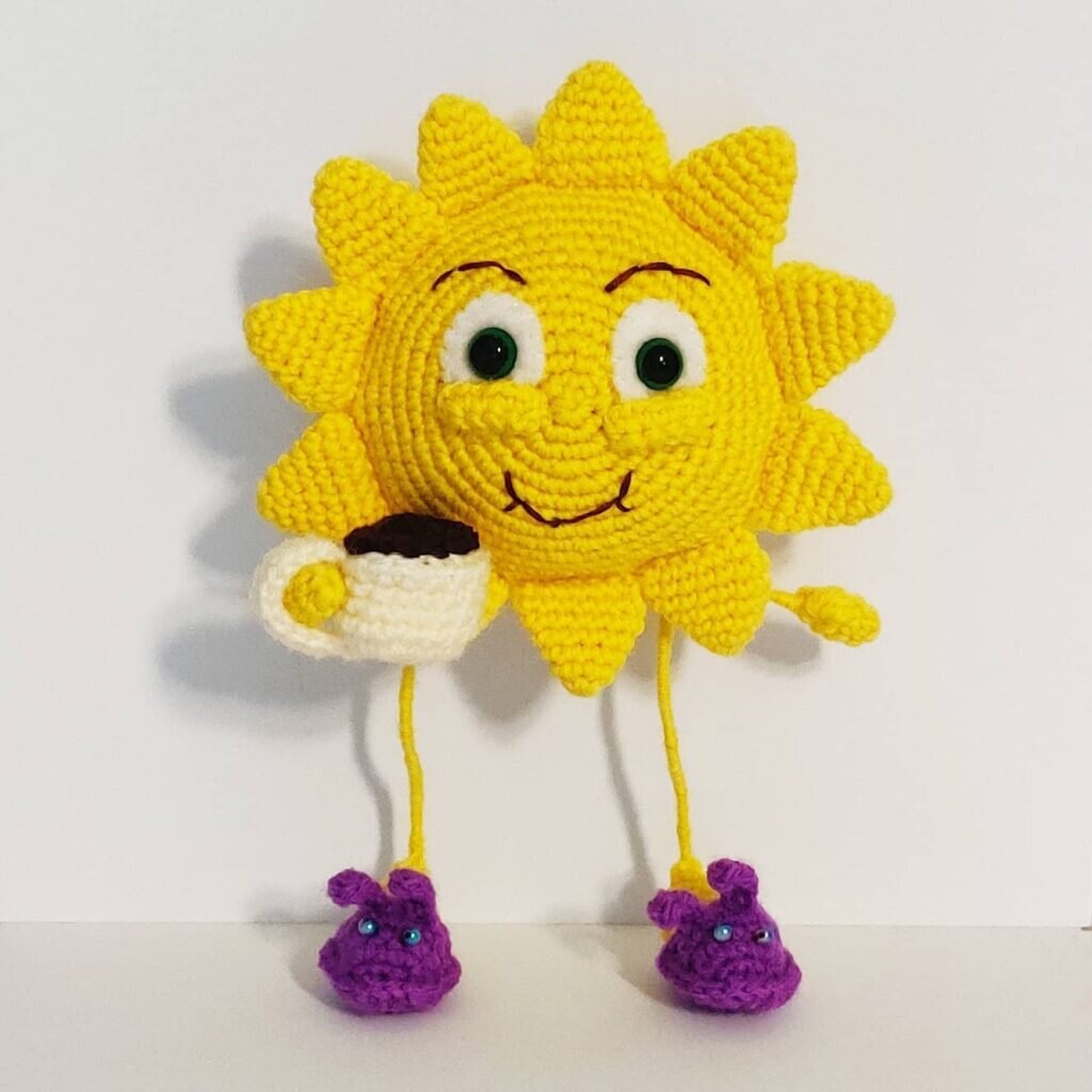 Amigurumi Sun Crochet Free Pattern 1