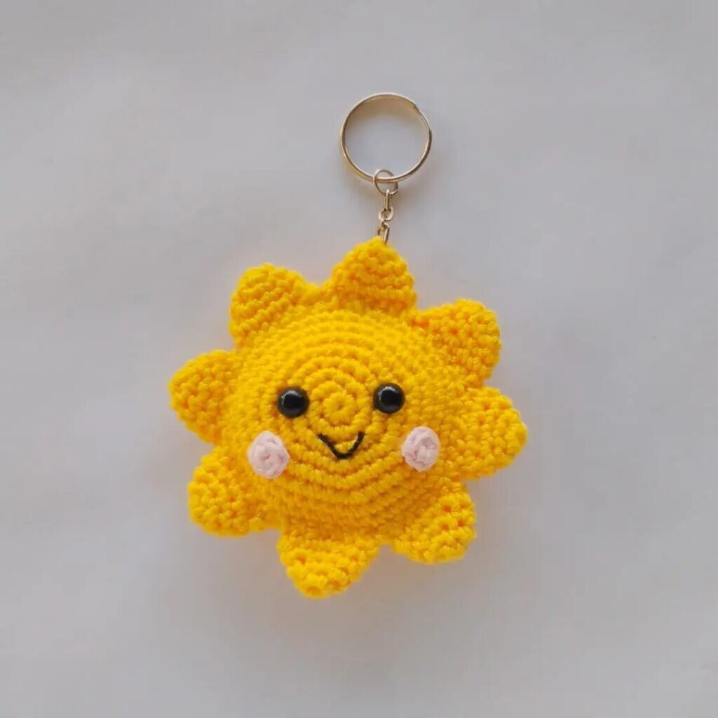 Amigurumi Sun Crochet Free Pattern 10