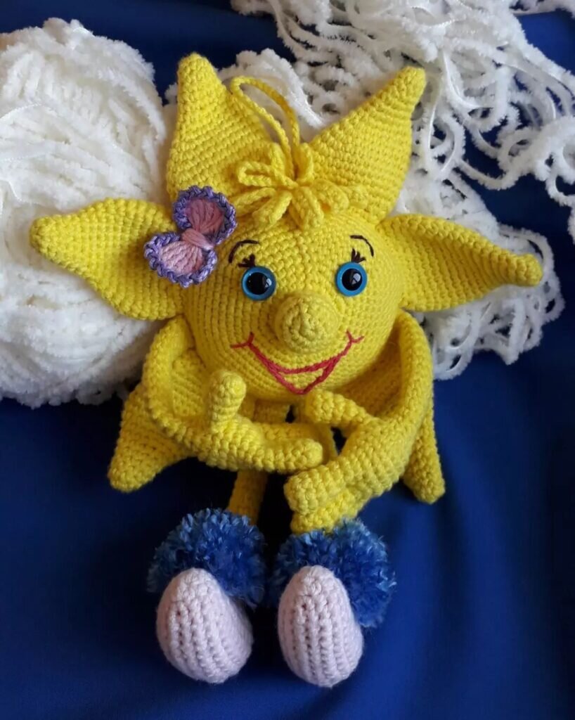 Amigurumi Sun Crochet Free Pattern 3