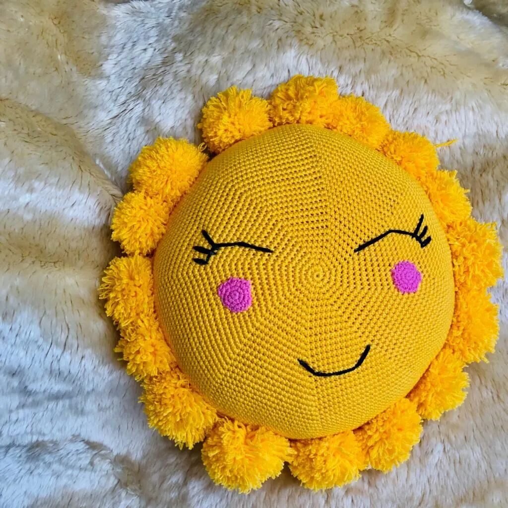 Amigurumi Sun Crochet Free Pattern 7