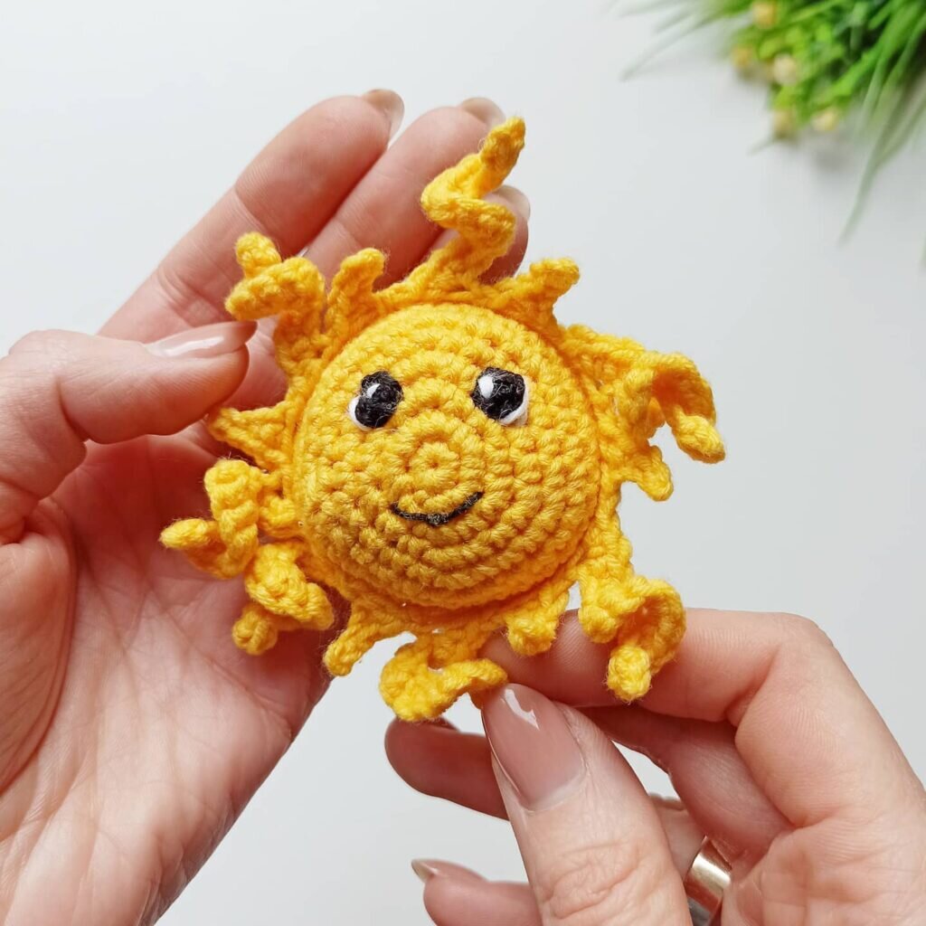 Amigurumi Sun Crochet Free Pattern 8