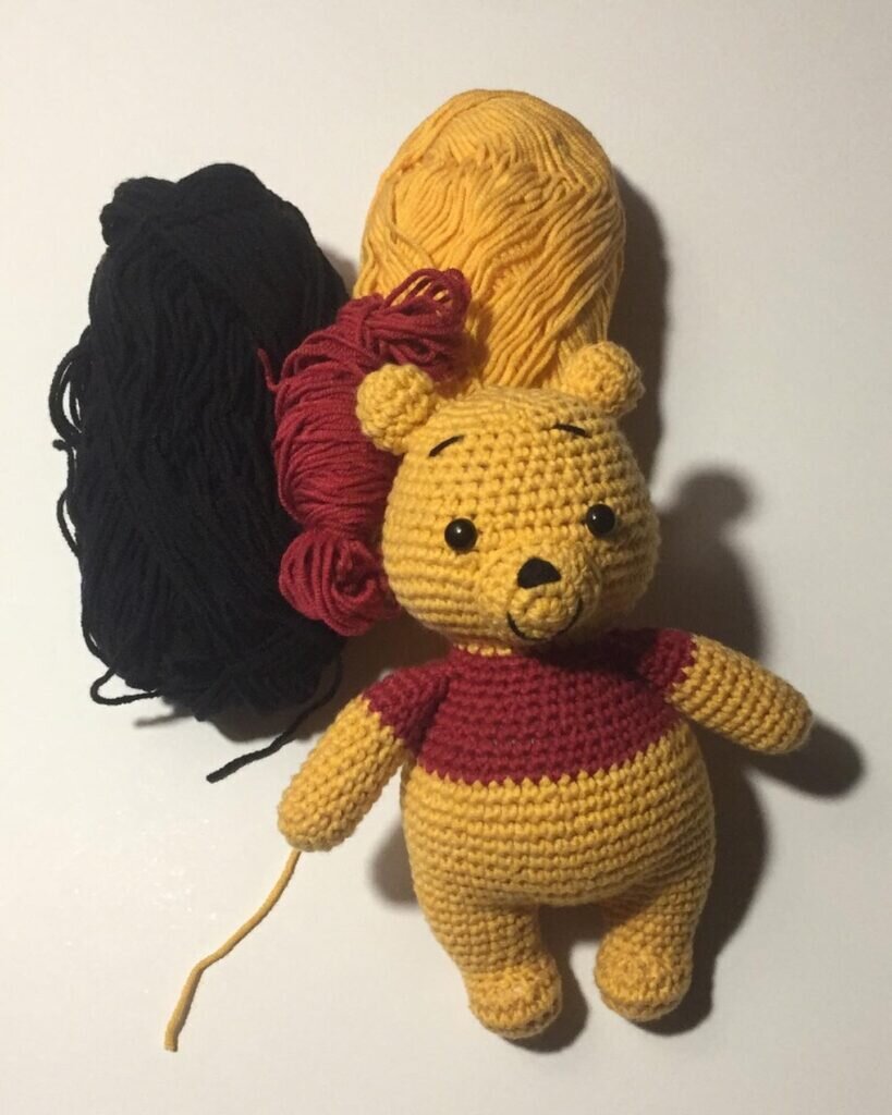 Amigurumi Teddy Bear Winnie Puff Pattern 6