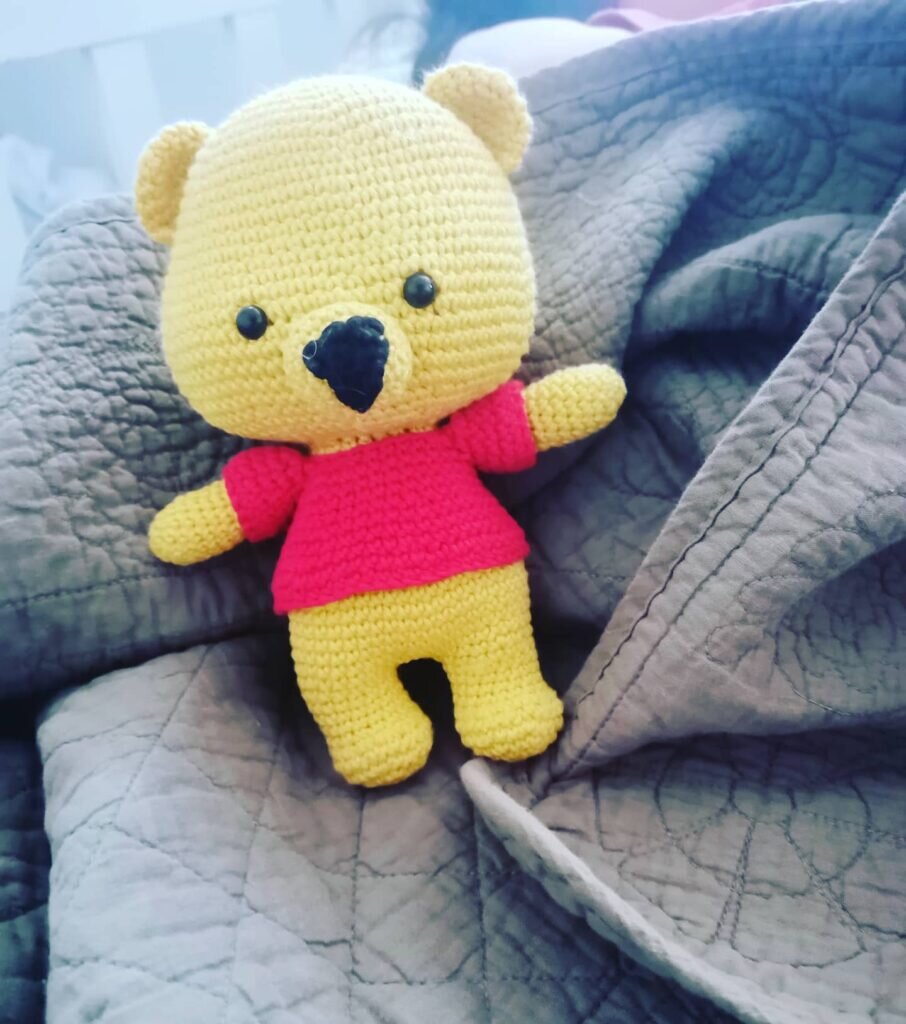 Amigurumi Teddy Bear Winnie Puff Pattern 9