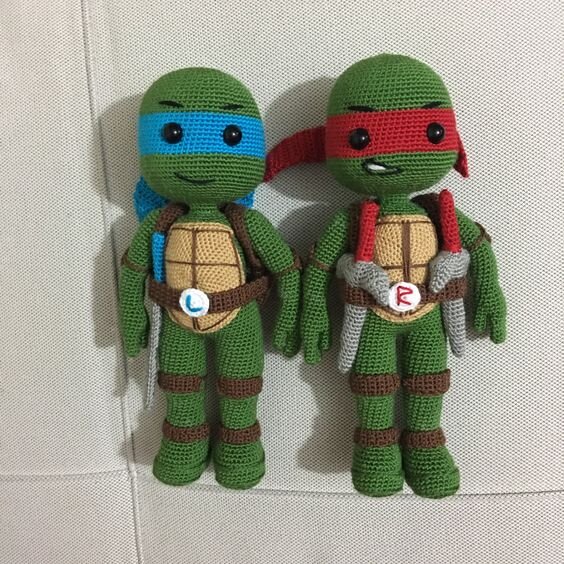 Amigurumi Teenage Mutant Ninja Turtles Pattern 2