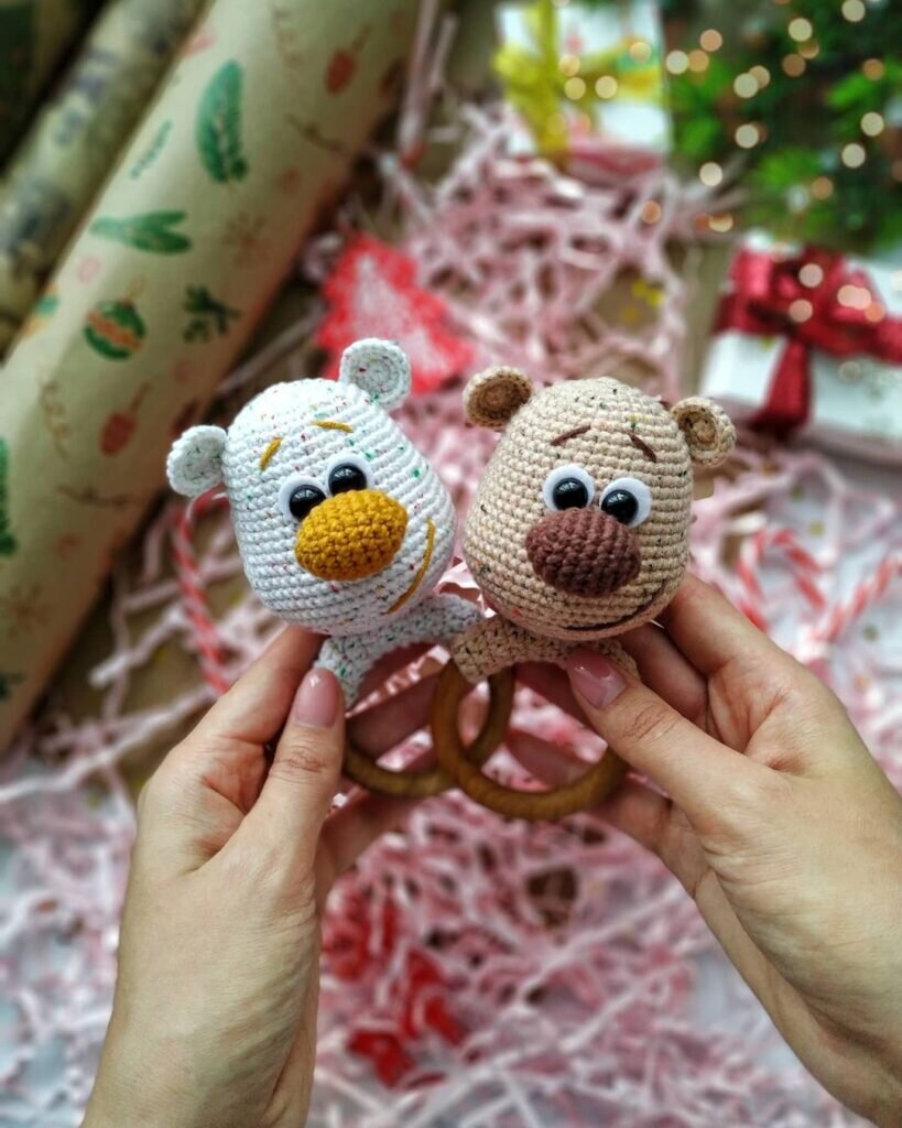 Amigurumi Teether Rattle Crochet Pattern 2