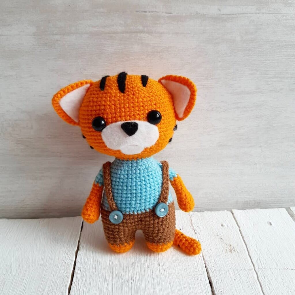 Amigurumi Tiger Cub Free Pattern 5