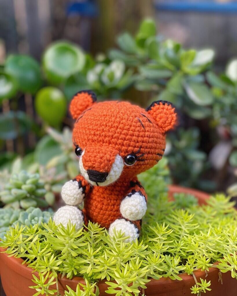 Amigurumi Tiger Cub Free Pattern 7