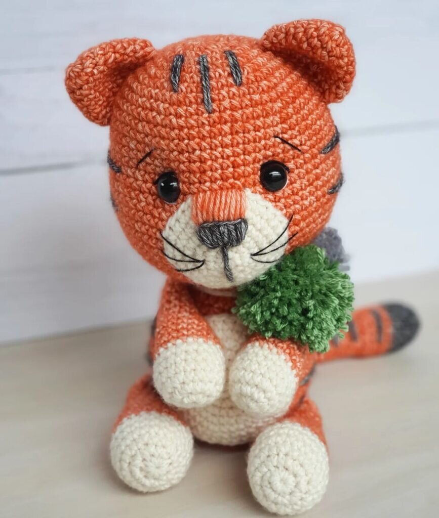 Amigurumi Tiger Cub Free Pattern 1